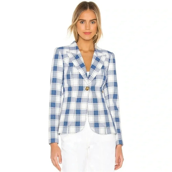 Smythe Size Patch Pocket Duchess Blazer - Picture 2 of 15